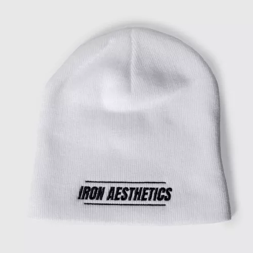 Zimná čiapka Iron aesthetics Polar Beanie, biela