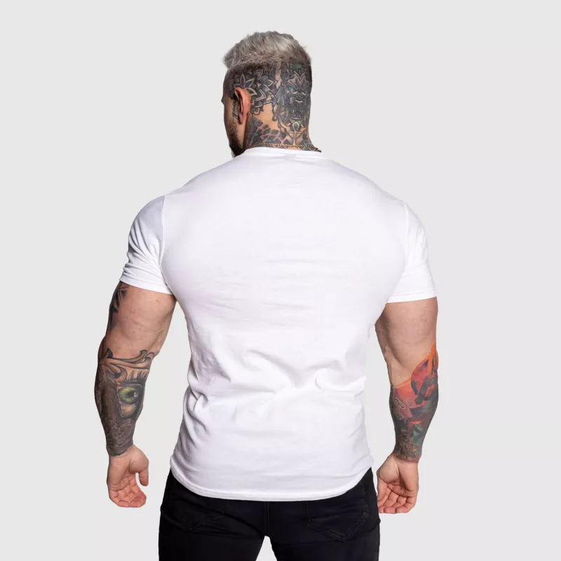 Pánske športové tričko Iron Aesthetics Circle, biele-5