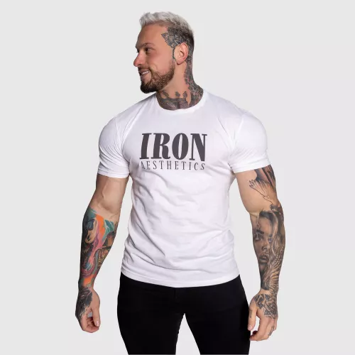 Pánske športové tričko Iron Aesthetics Urban, biele