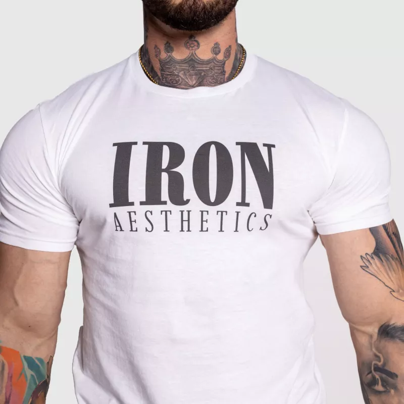 Pánske športové tričko Iron Aesthetics Urban, biele-2