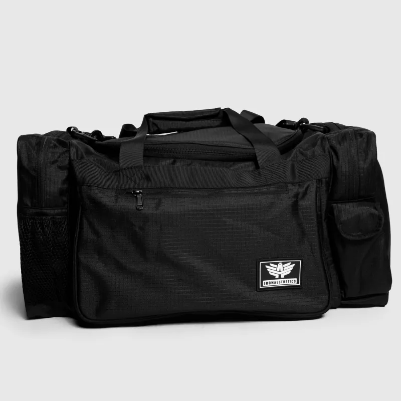 Športová taška Iron Aesthetics Essential, čierna-2