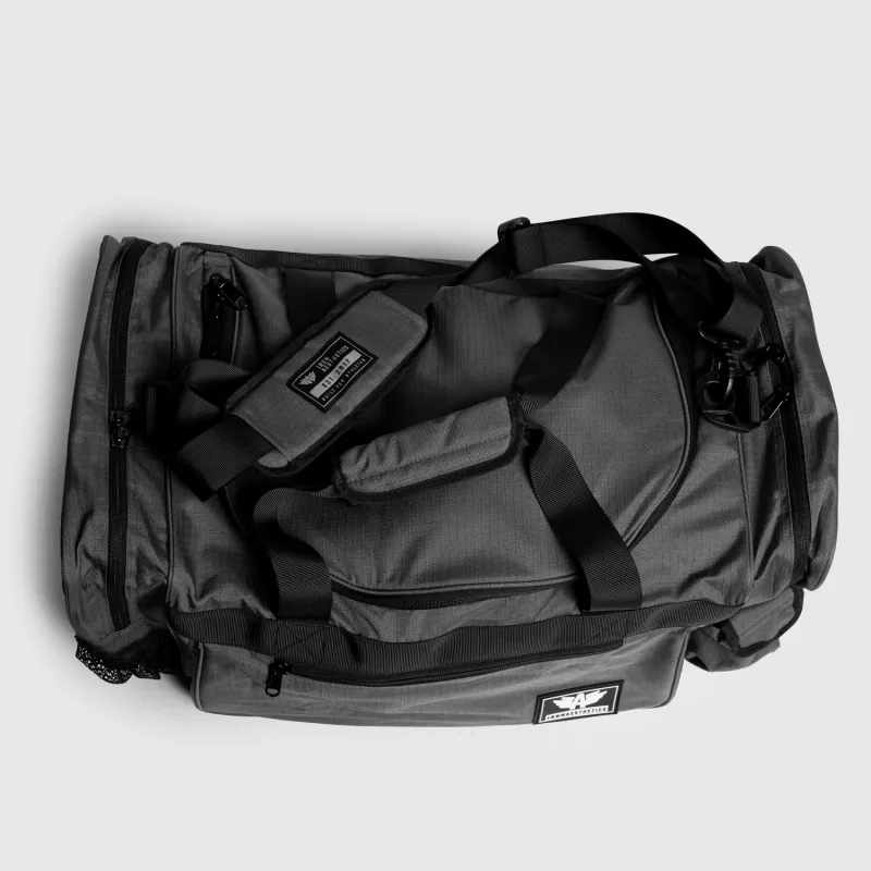 Športová taška Iron Aesthetics Essential, sivá-9