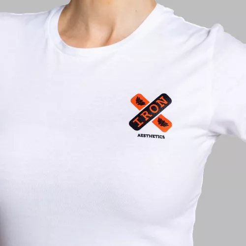 Dámske športové tričko Iron Aesthetics Release, biele