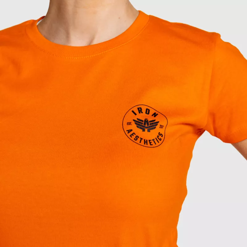 Dámske tričko Iron Aesthetics Loop, oranžové-2