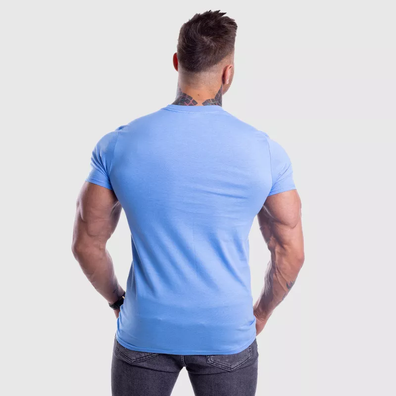 Pánske fitness tričko Iron Aesthetics Beast Mode Est. 2017, modré-5