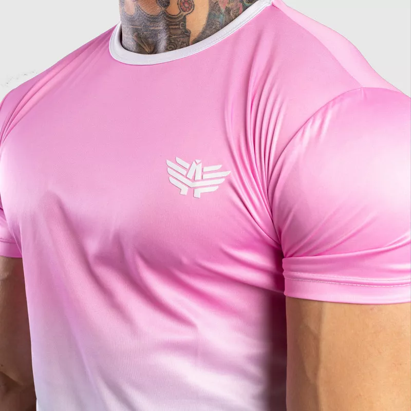 Pánske tričko Iron Aesthetics FADED, ružové-1