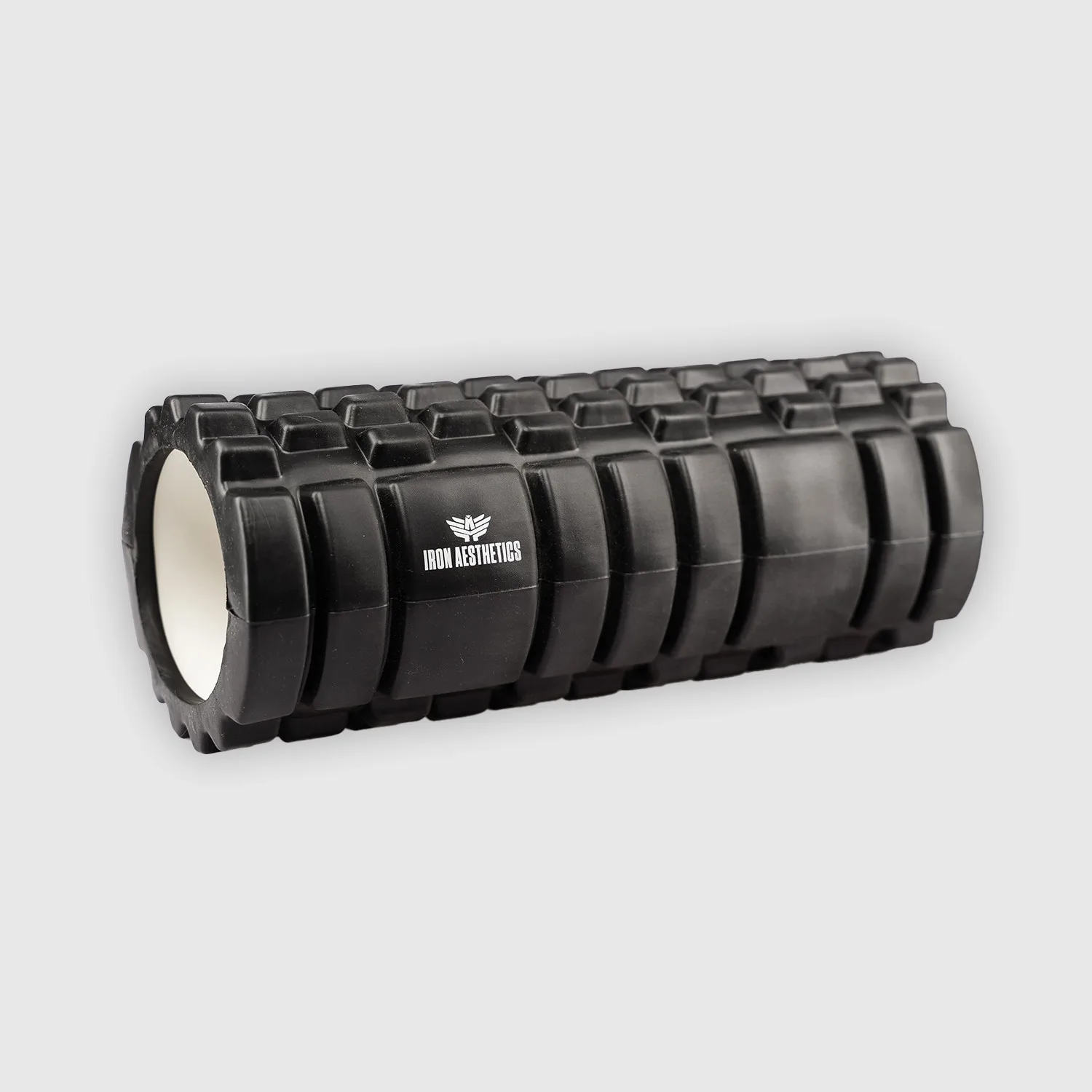 Masážny valec Iron Aesthetics Fitness Roller, čierny-1
