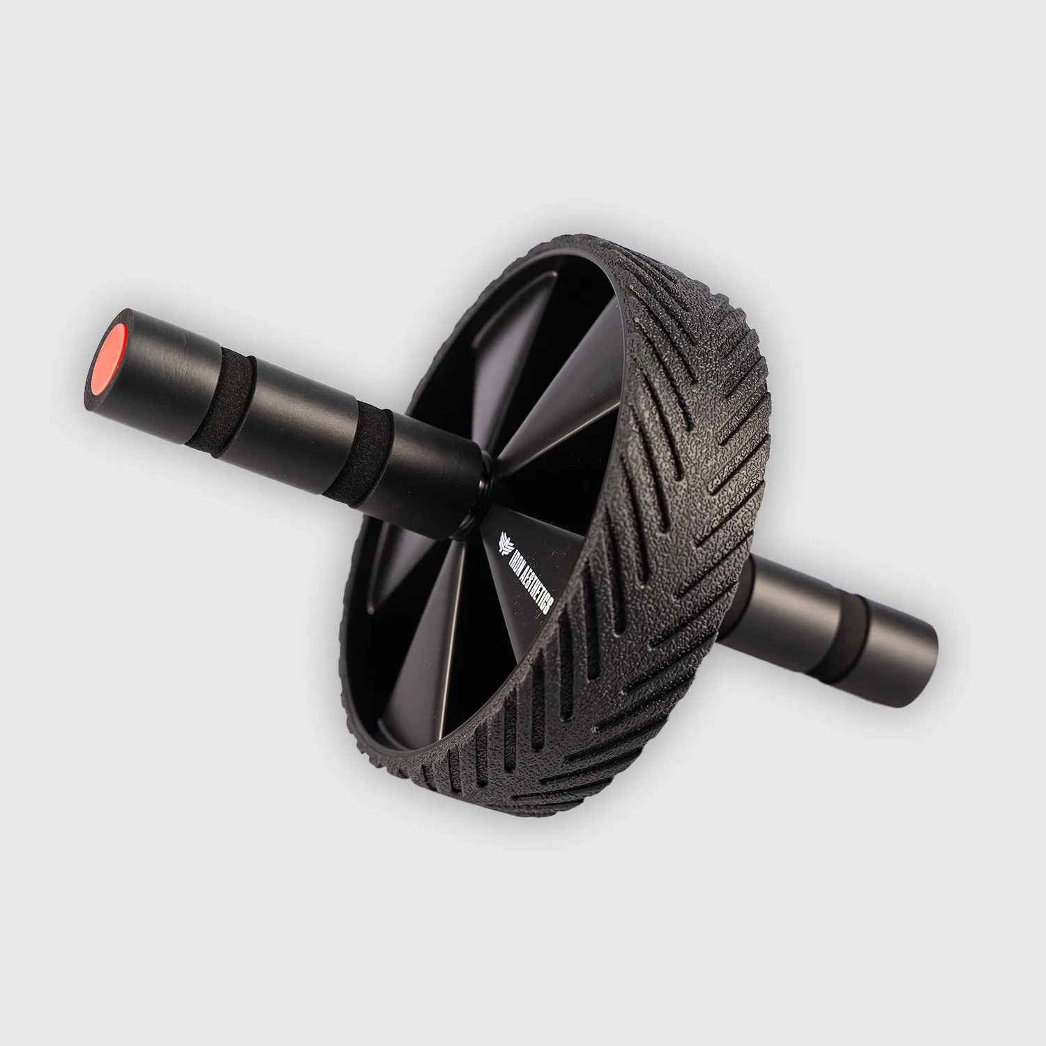 Posilňovacie koliesko Iron Aesthetics Ab Wheel, čierne-1