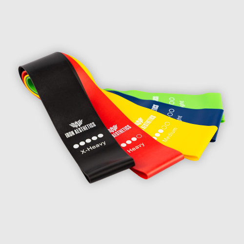 Set posilňovacích gúm Iron Aesthetics Resistance Band