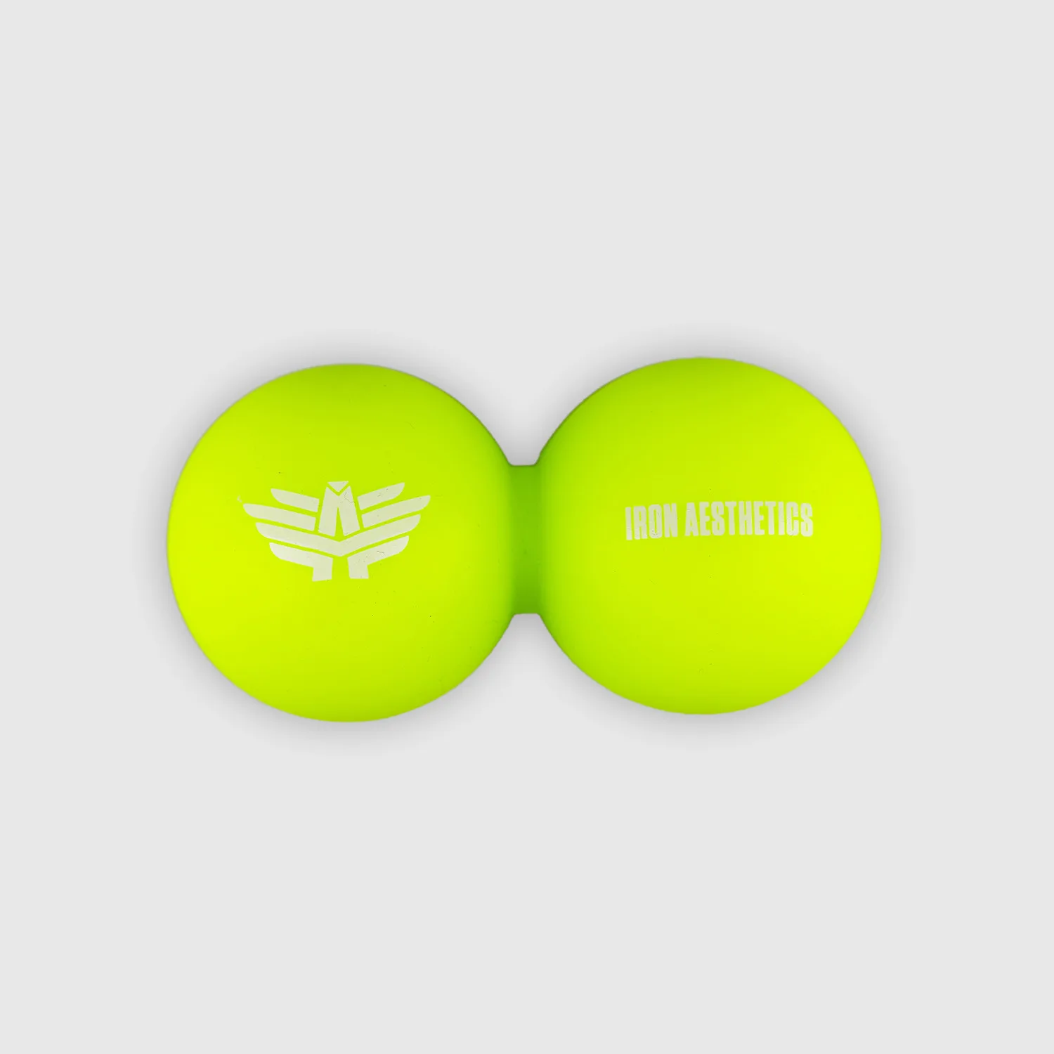Masážna loptička Iron Aesthetics DuoRoll Ball, zelená-1