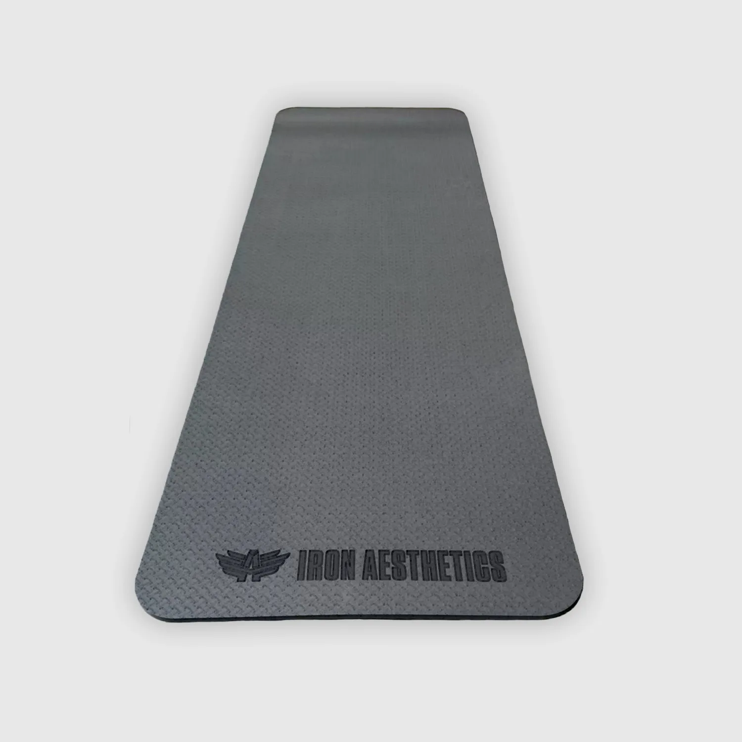 Podložka na cvičenie Iron Aesthetics Yoga Mat, čierna-1