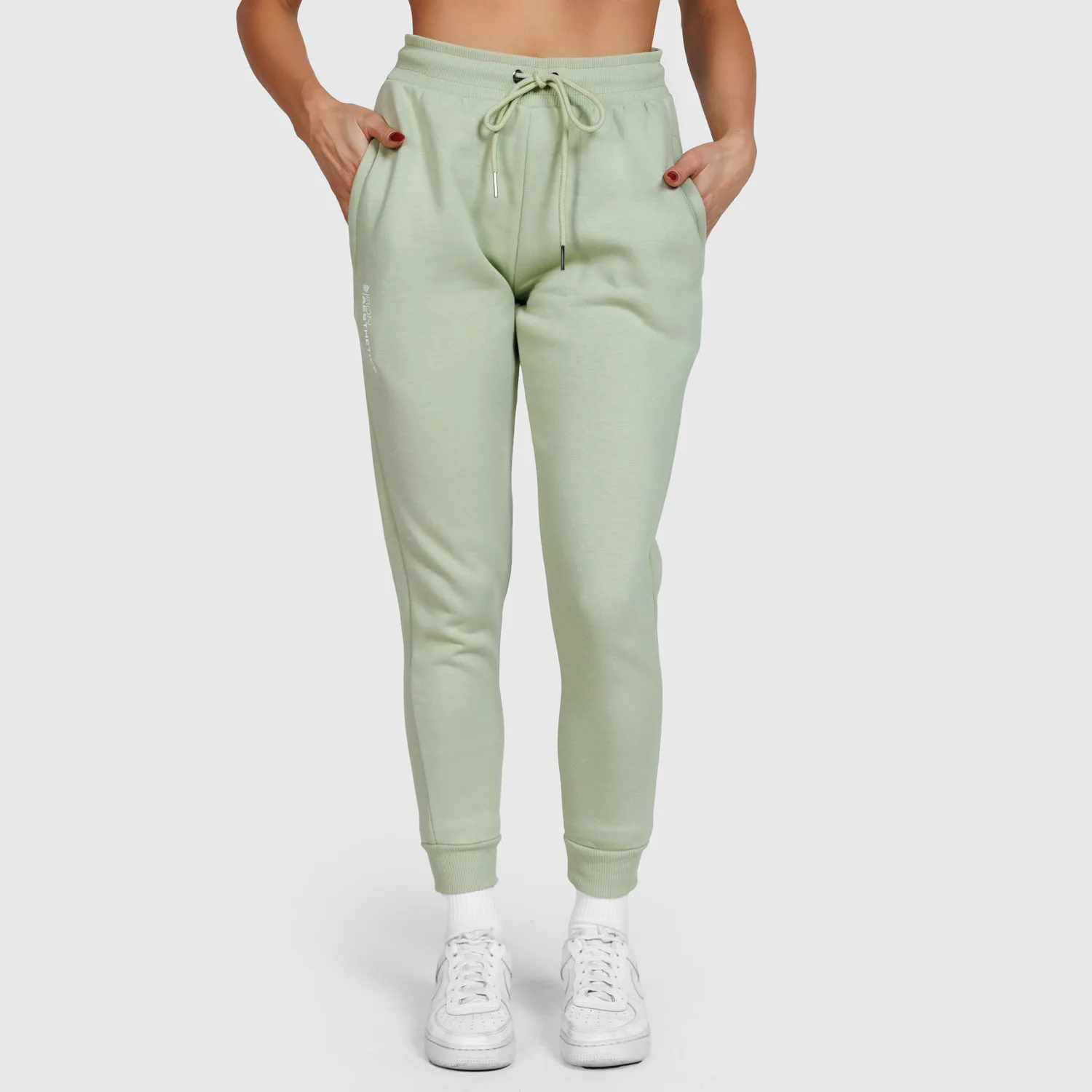 Dámske športové tepláky Iron Aesthetics Comfy, zelené-1