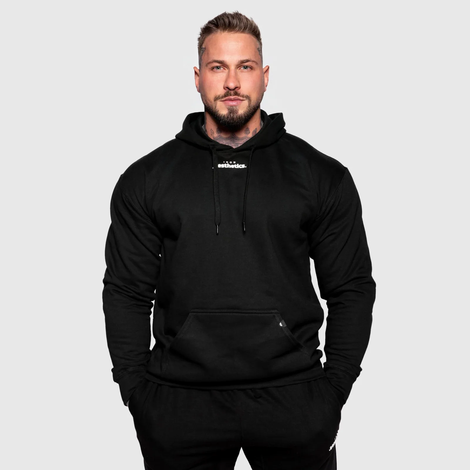 Oversize mikina Iron Aesthetics Cozy, čierna-1
