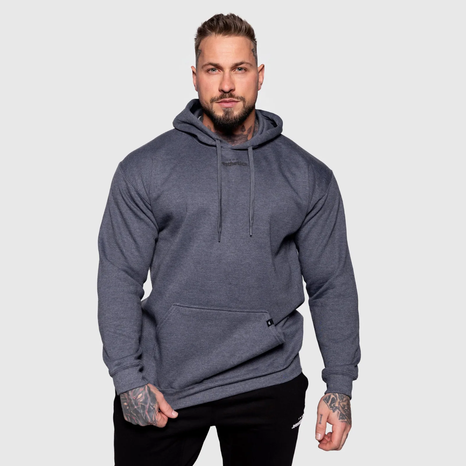 Oversize mikina Iron Aesthetics Cozy, sivá-1