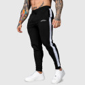 Jogger tepláky Iron Aesthetics Strips, čierne