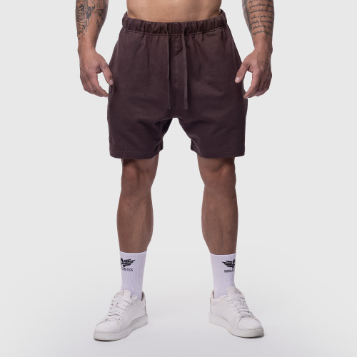 Pánske bavlnené šortky Iron Aesthetics Ambition, fialové