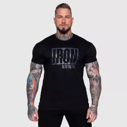 Pánske tričko Iron Aesthetics Slash, čierne