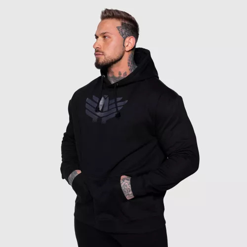 Pánska mikina s kapucňou Iron Aesthetics Apex, čierna