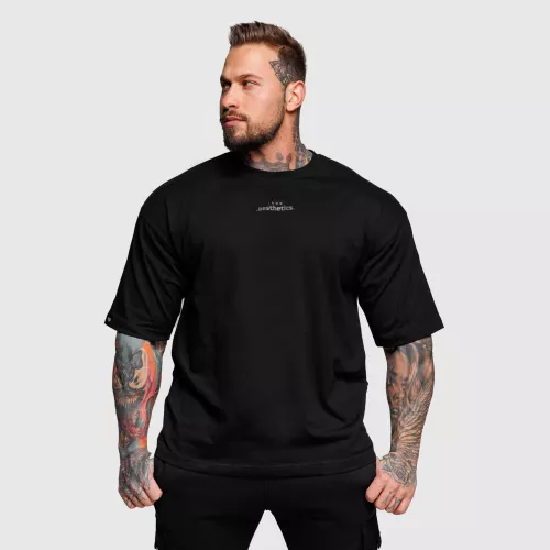 Oversize tričko Iron Aesthetics Major, čierne