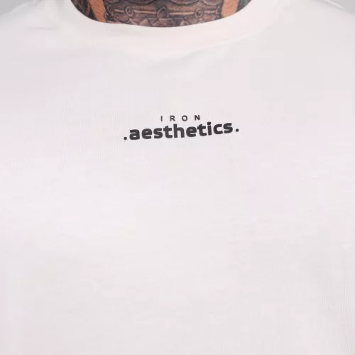 Oversize tričko Iron Aesthetics Major, béžové