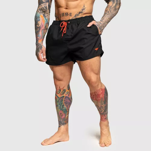 Pánske plavky Iron Aesthetics Beach Mode, čierne