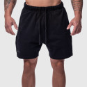 Pánske bavlnené šortky Iron Aesthetics Ambition, čierne
