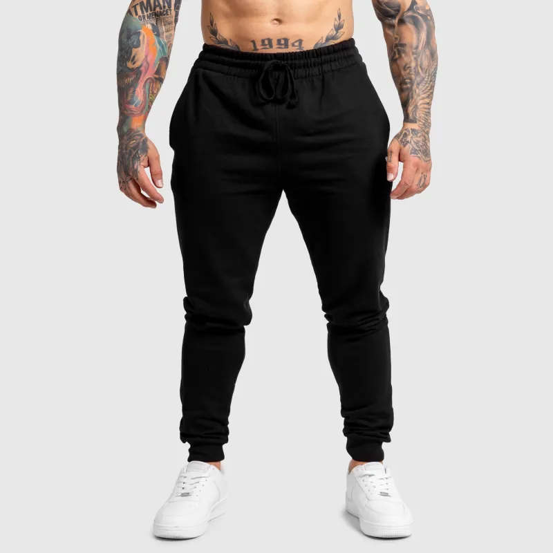Pánske jogger tepláky Iron Aesthetics Snap, čierne-2