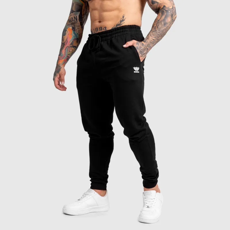 Pánske jogger tepláky Iron Aesthetics Snap, čierne-3