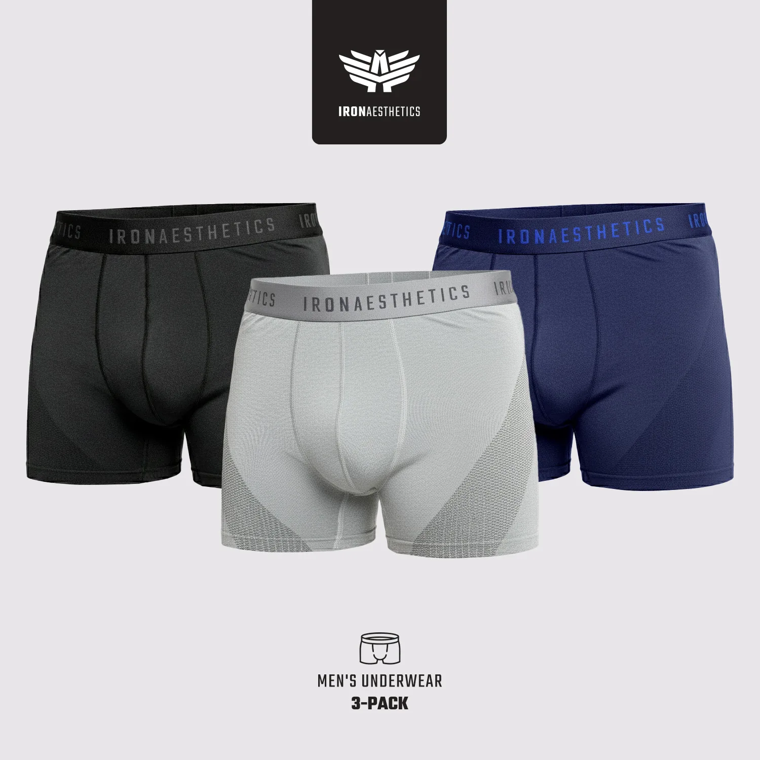 Pánske boxerky Iron Aesthetics Action 3pack-1