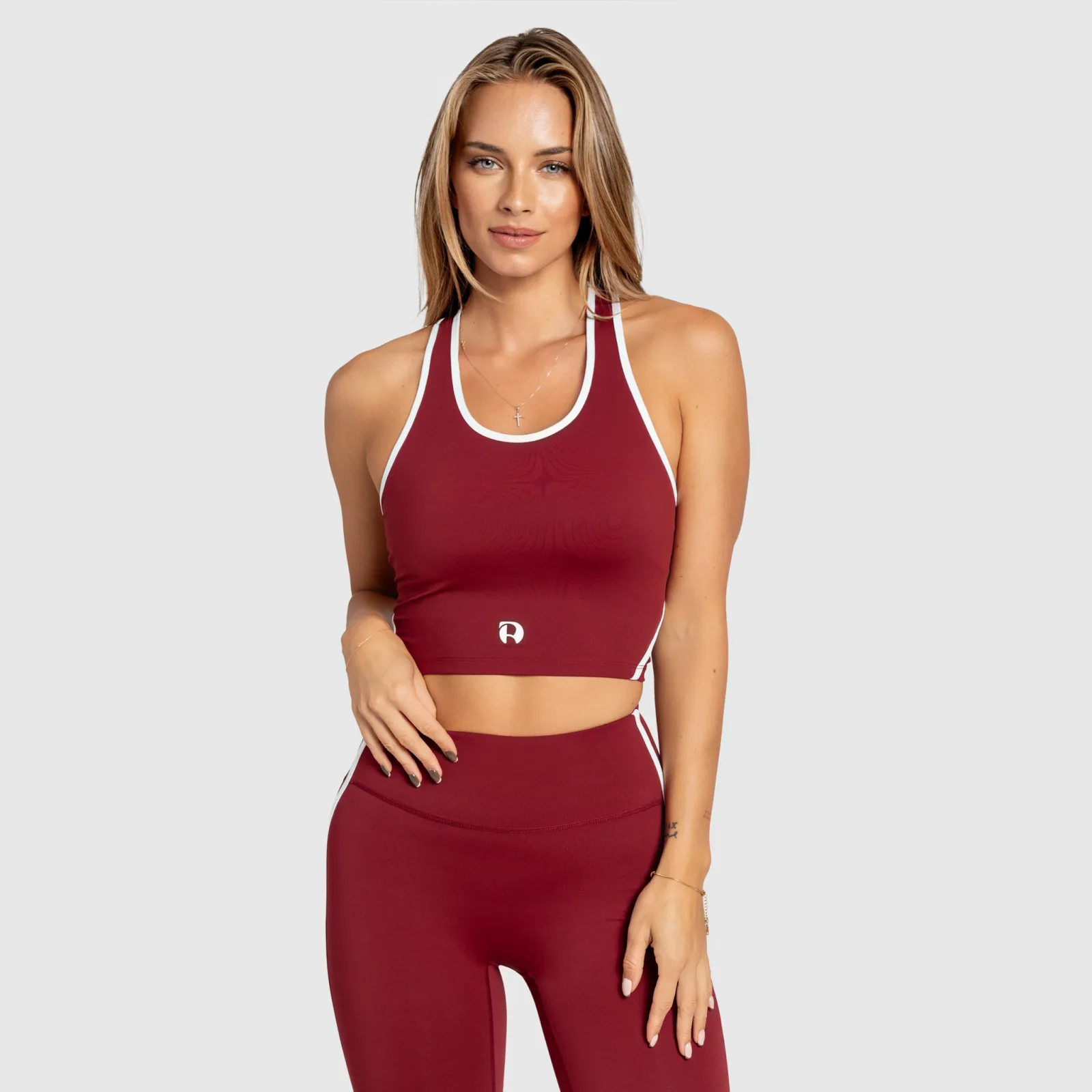 Dámska športová podprsenka Iron Aesthetics Define, bordová-1