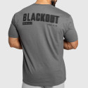 Pánske tričko Iron Aesthetics Blackout, charcoal