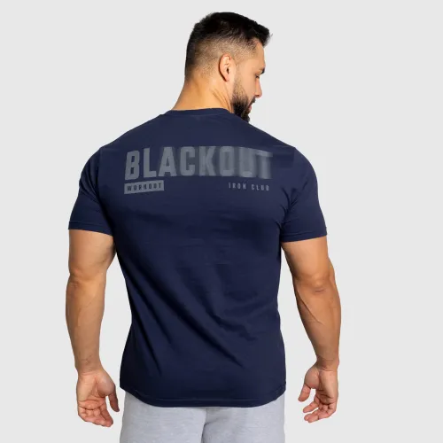 Pánske tričko Iron Aesthetics Blackout, navy