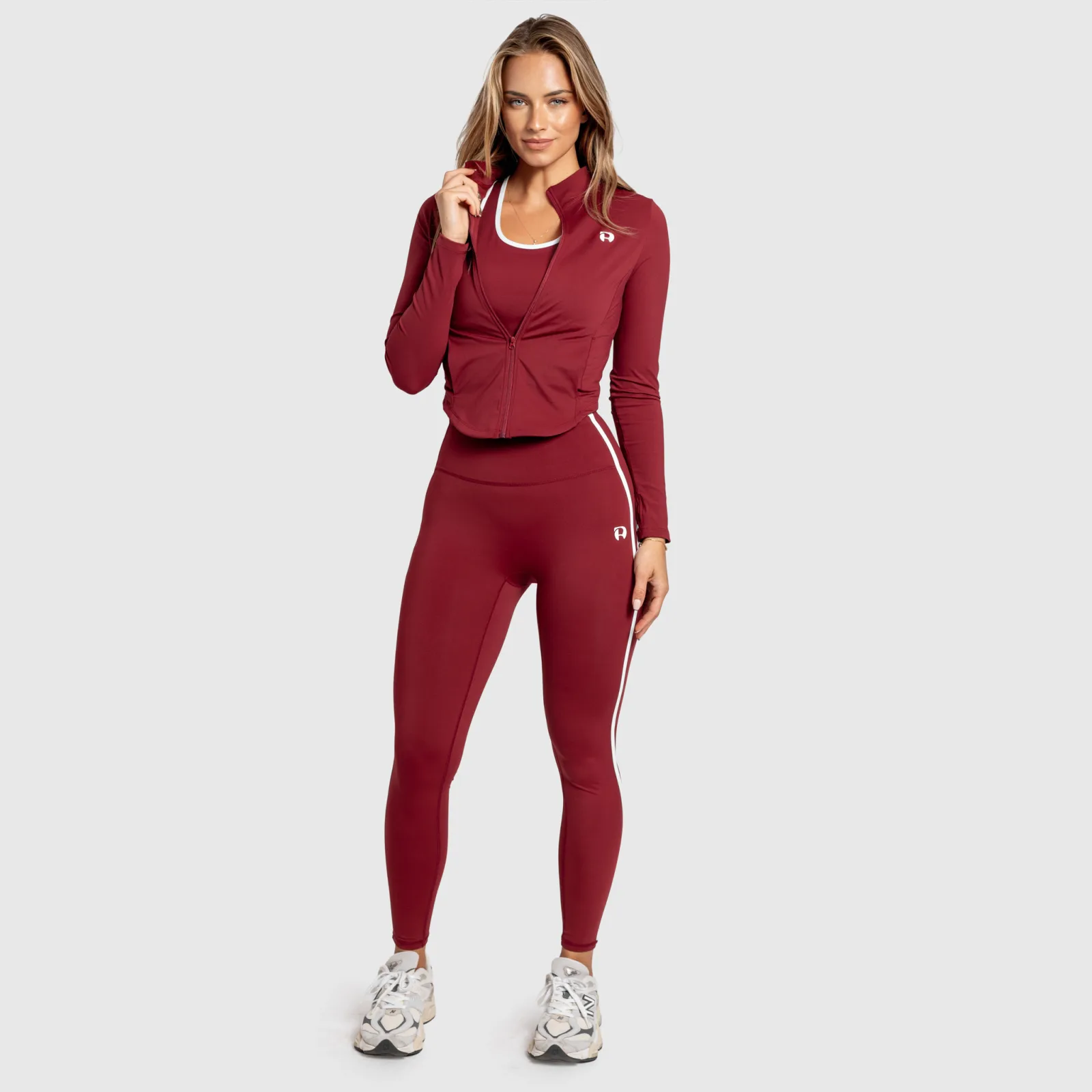 Fitness súprava Iron Aesthetics Define, bordová-1