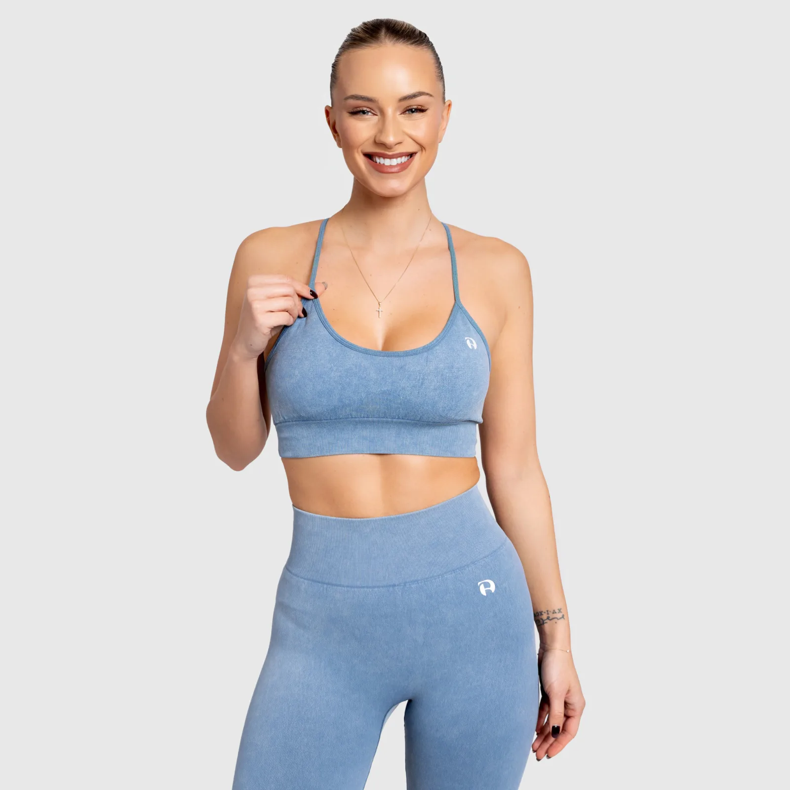 Dámska podprsenka Iron Aesthetics Faded, washed blue-1