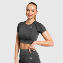 Dámsky crop top Iron Aesthetics Faded, washed black