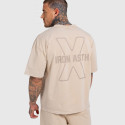 Pánske tričko Iron Aesthetics X Washed, béžové