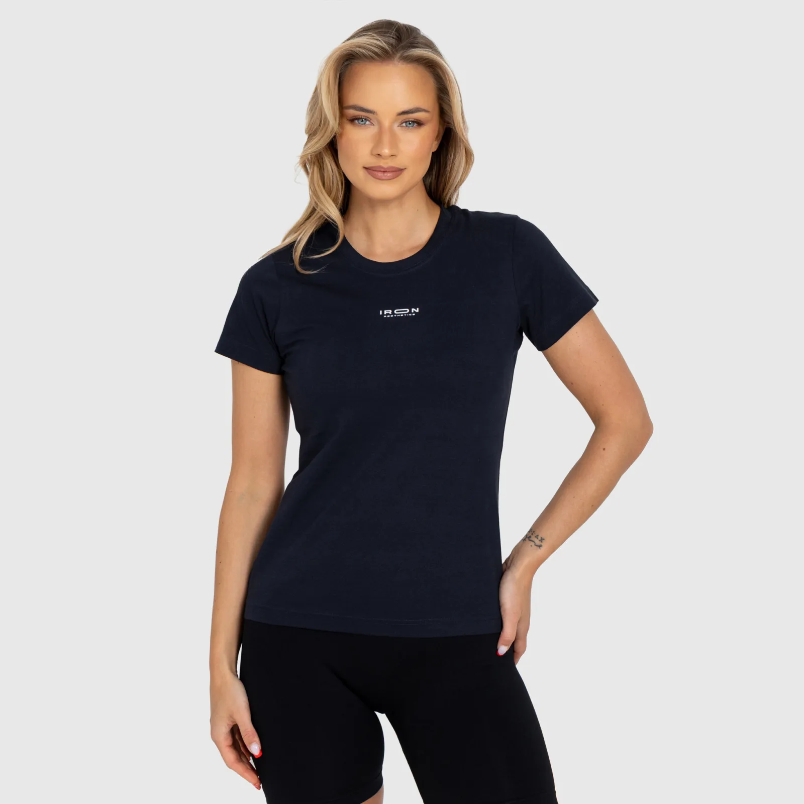Dámske tričko Iron Aesthetics Basic, navy-1