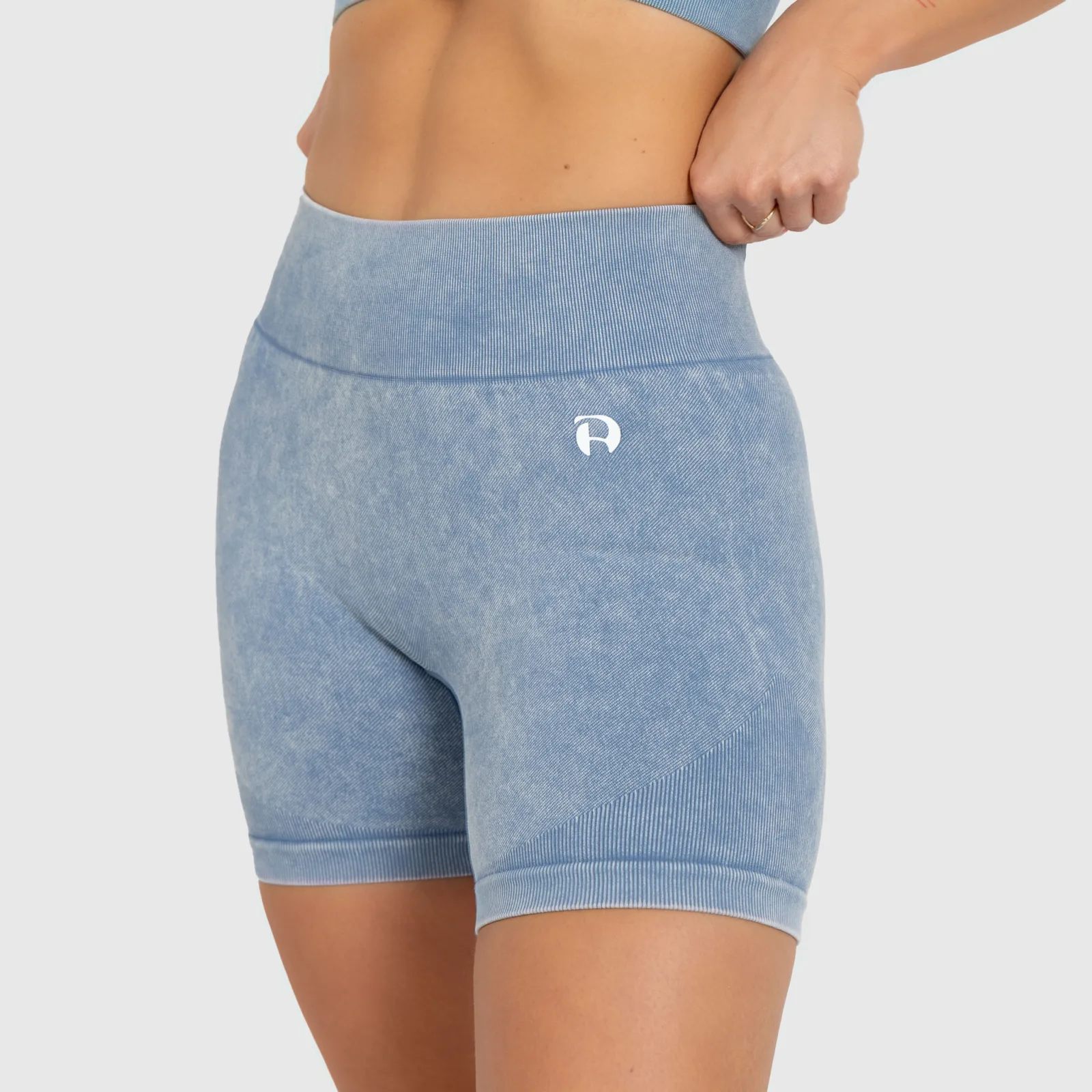 Dámske šortky Iron Aesthetics Faded, washed blue-1