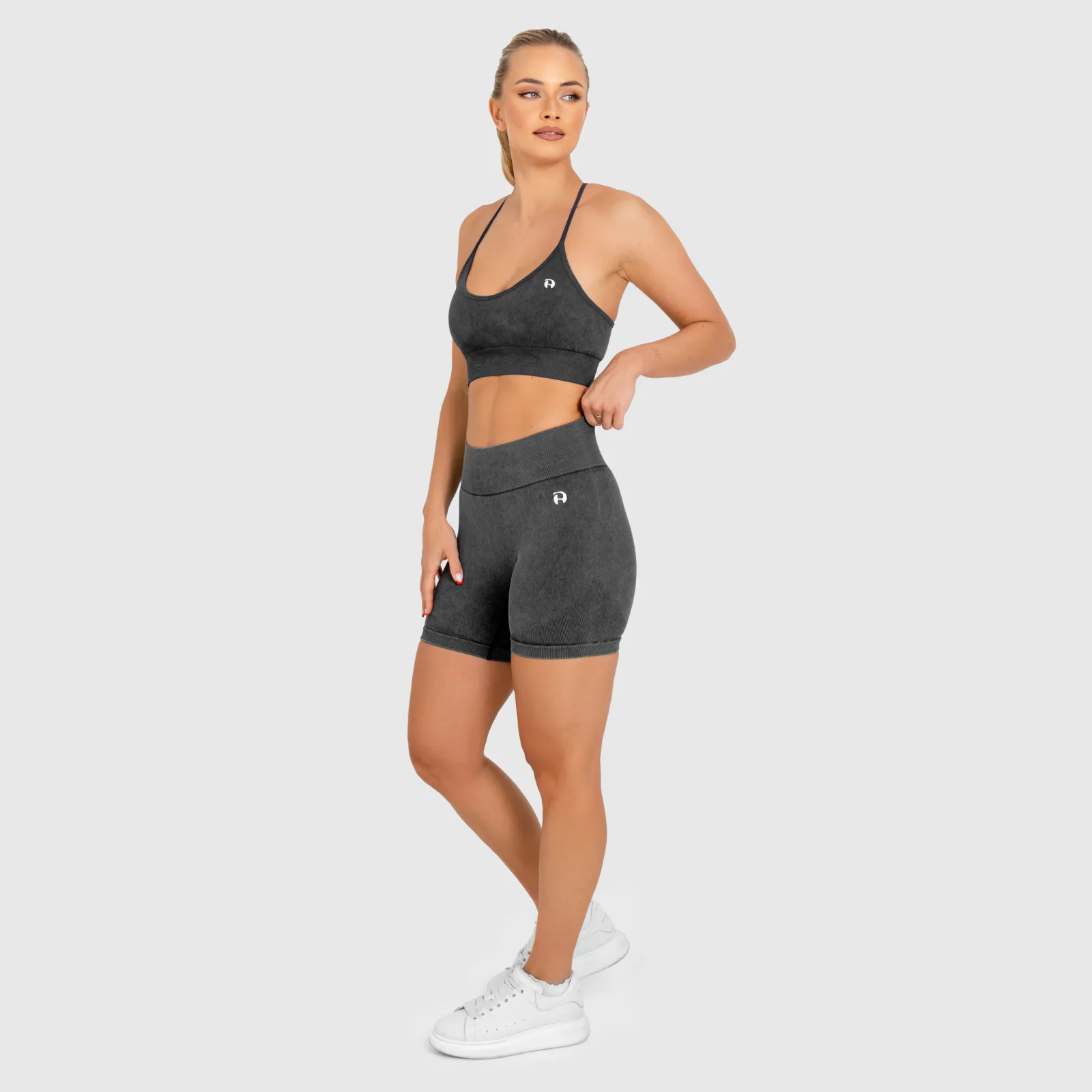 Fitness súprava Iron Aesthetics Faded v2, washed black-1