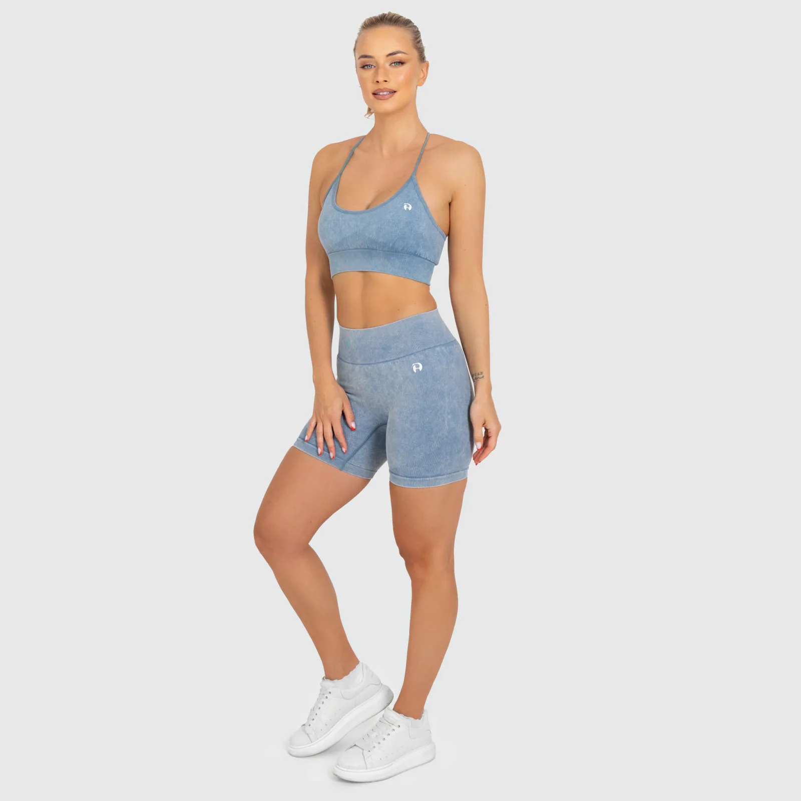Fitness súprava Iron Aesthetics Faded v2, washed blue-1