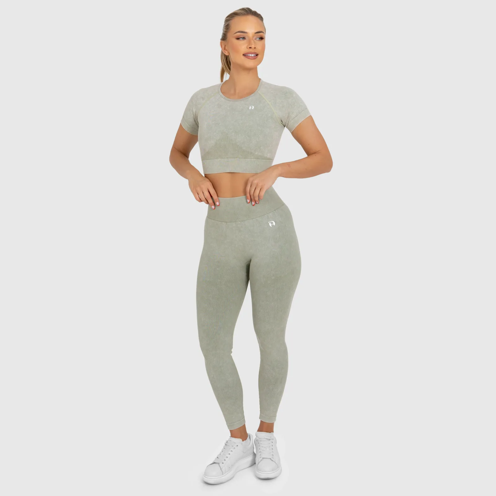Fitness súprava Iron Aesthetics Faded v1, washed green-1