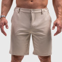 Pánske kraťasy Iron Aesthetics Chino Flex, béžové
