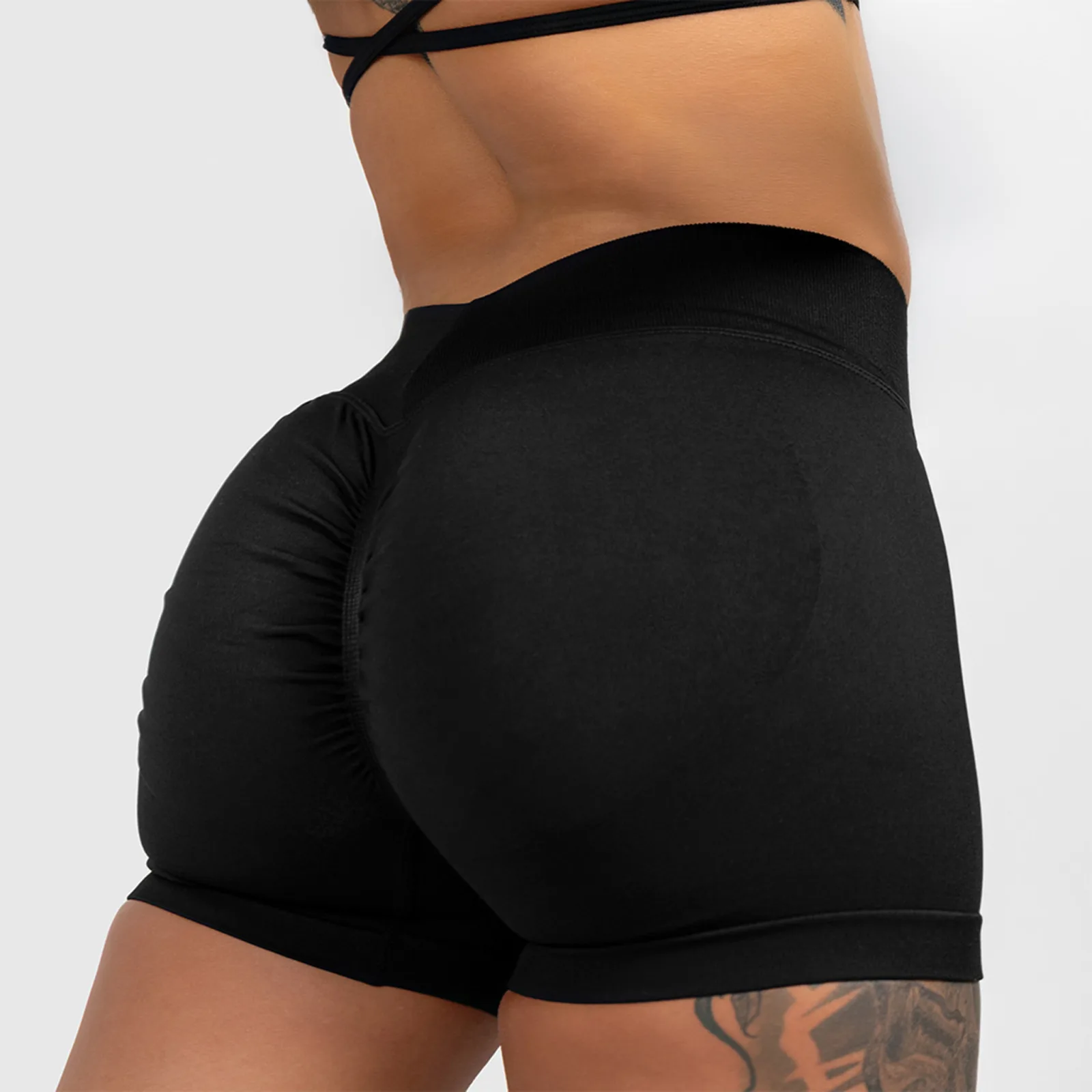 Športové kraťasy Iron Aesthetics Shape, čierne-1
