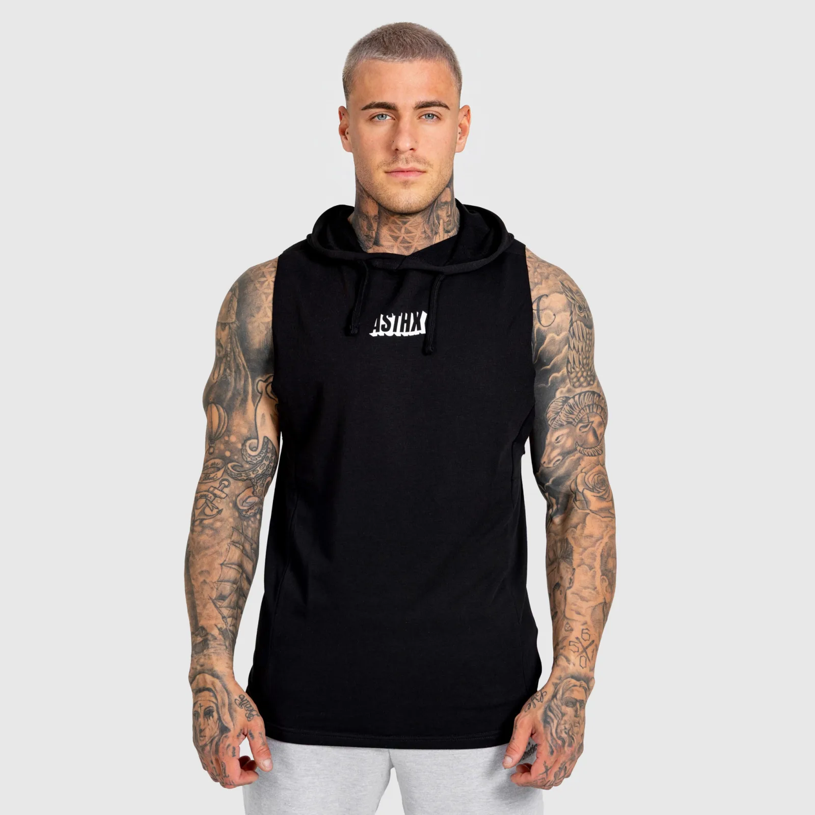 Pánske tričko bez rukávov Iron Aesthetics Core, čierne-1