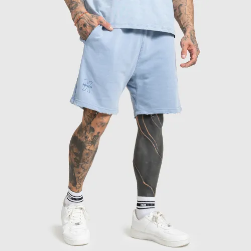 Pánske kraťasy Iron Aesthetics X Washed, modré