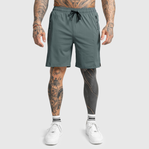 Pánske športové šortky Iron Aesthetics Aero, sivozelené