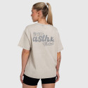 Dámske oversized tričko Iron Aesthetics Fit club, washed grey
