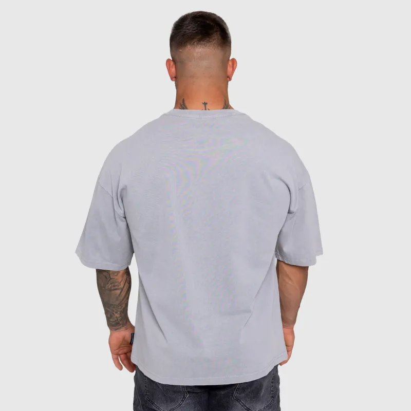 Pánske tričko Iron Aesthetics ASTHX, washed grey-5