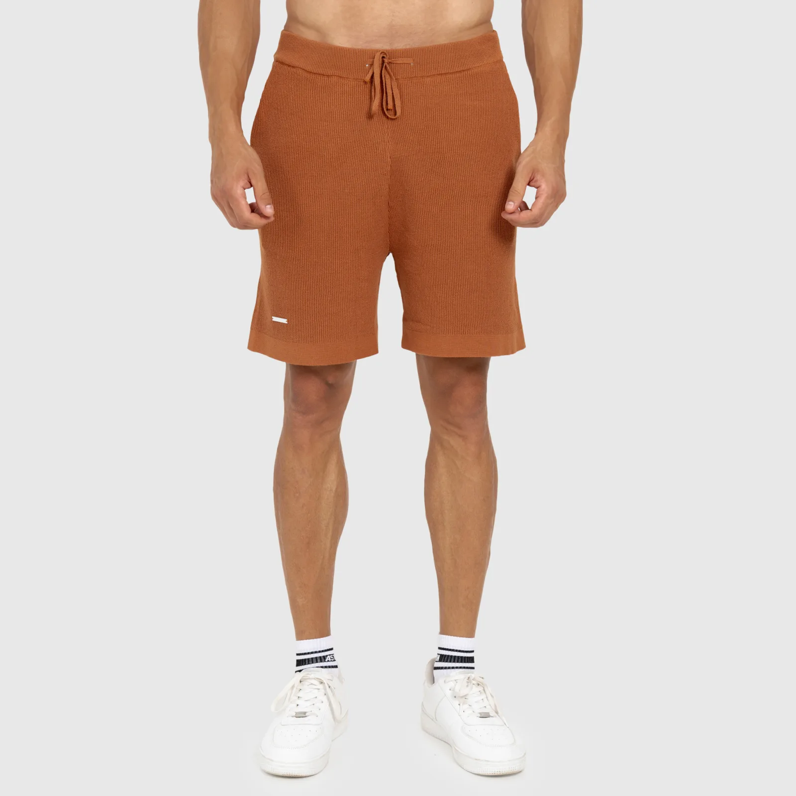 Pánske pletené kraťasy Iron Aesthetics Vibe, rusty-1