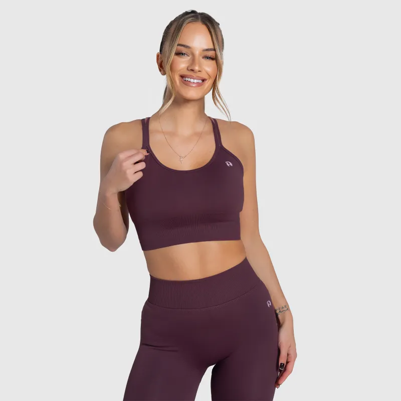 Dámska športová podprsenka Iron Aesthetics Ultimate, plum-6